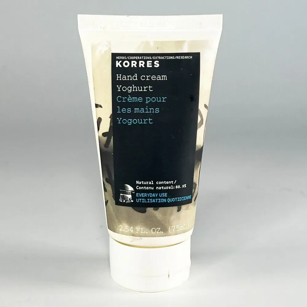 Korres Yoghurt Hand Cream Butter Moisturizer Natural 2.54 fl oz New